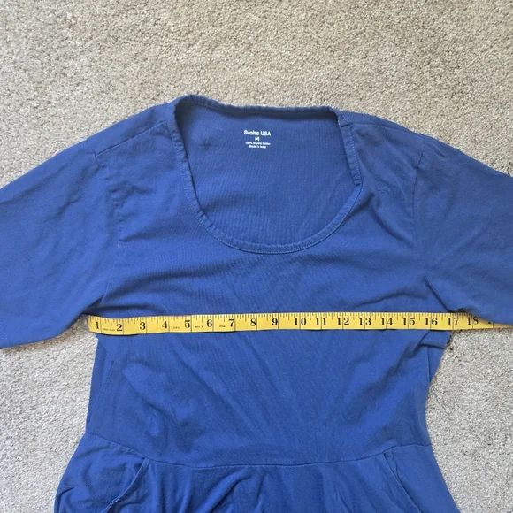 Svaha Navy Blue Twirl Dress Size M - Picture 10 of 10